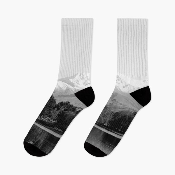 Item preview, Mountains Black and White Nature Landscape designed and sold by JoshuaSmall.