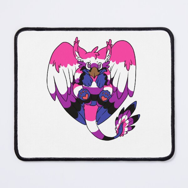 Item preview, Genderfluid Pride griffin designed and sold by Beckasaurus.