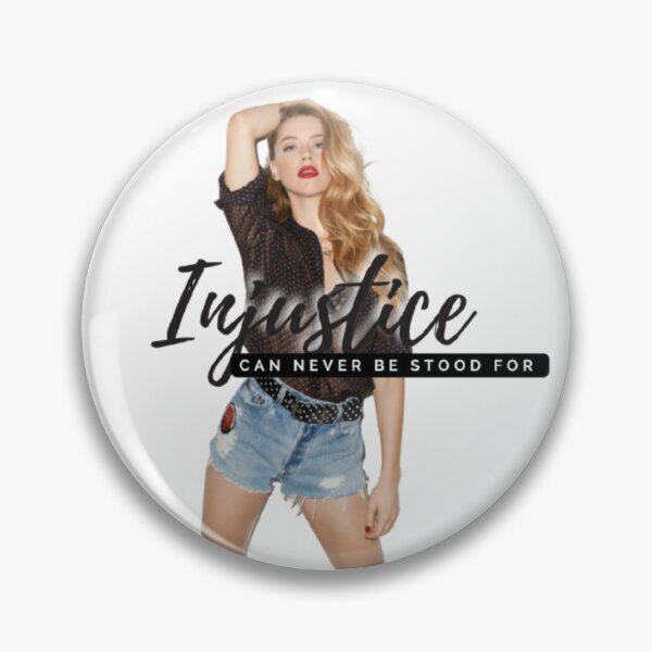 Item preview, Injustice Can Never Be Stood For | Amber Heard  designed and sold by raloinn.