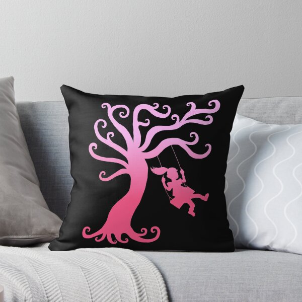 Item preview, Pink Girly Tree Swing Silhouette  designed and sold by Deborah Camp.