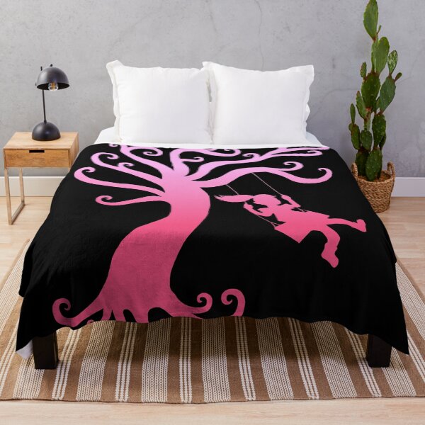 Item preview, Pink Girly Tree Swing Silhouette  designed and sold by Deborah Camp.