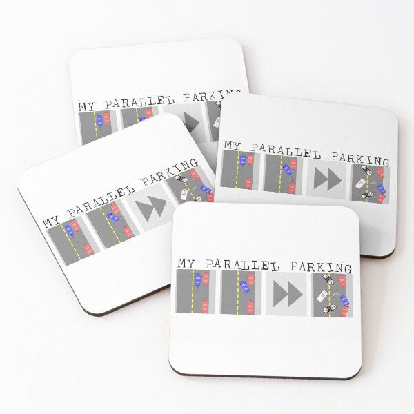 Item preview, My Parallel Parking featuring driving diagram with disastrous ending designed and sold by Glenn Mueller.