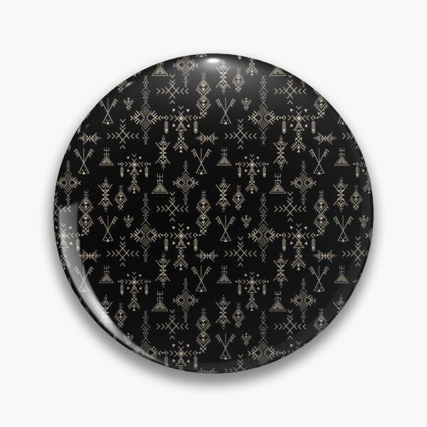 Item preview, Ethnic amazigh black febule symbol pattern designed and sold by ILOVECHIWAWA.