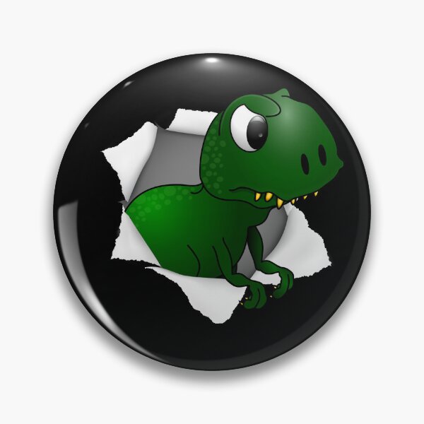 Item preview, cute Trex torn paper designed and sold by Chaos-Touch.