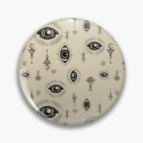 Item preview, Ethnic eye symbol pattern designed and sold by ILOVECHIWAWA.