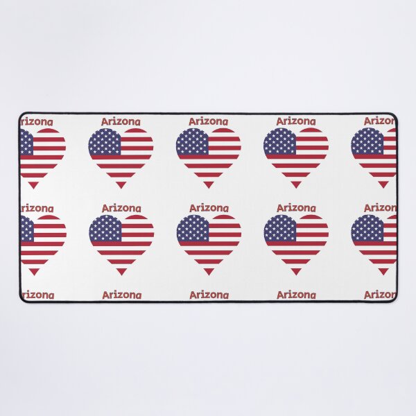 Item preview, Arizona American Flag Heart designed and sold by Queen1120.