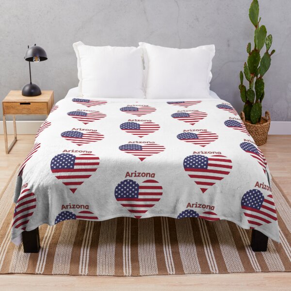 Item preview, Arizona American Flag Heart designed and sold by Queen1120.