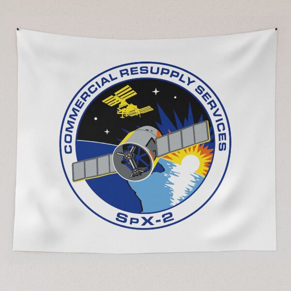 Item preview, NASA's SpX-2 Logo designed and sold by Nikki SpaceStuffPlus.