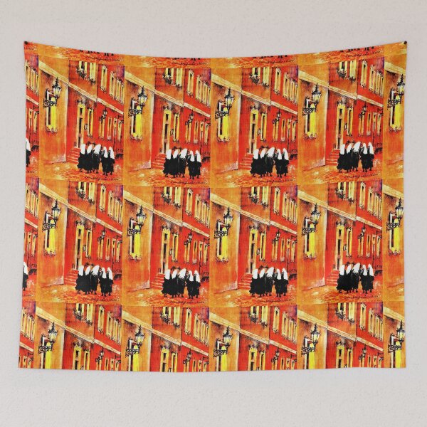 Item preview, Nuns Walking Together In The Alley Behind The Vatican  designed and sold by DonSylvester.