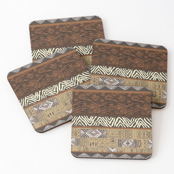 Item preview, Abstract mixed african tribal pattern designed and sold by ILOVECHIWAWA.