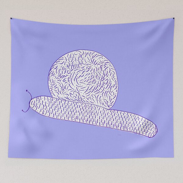Item preview, Purple Patterned Snazy Snail designed and sold by KazM.