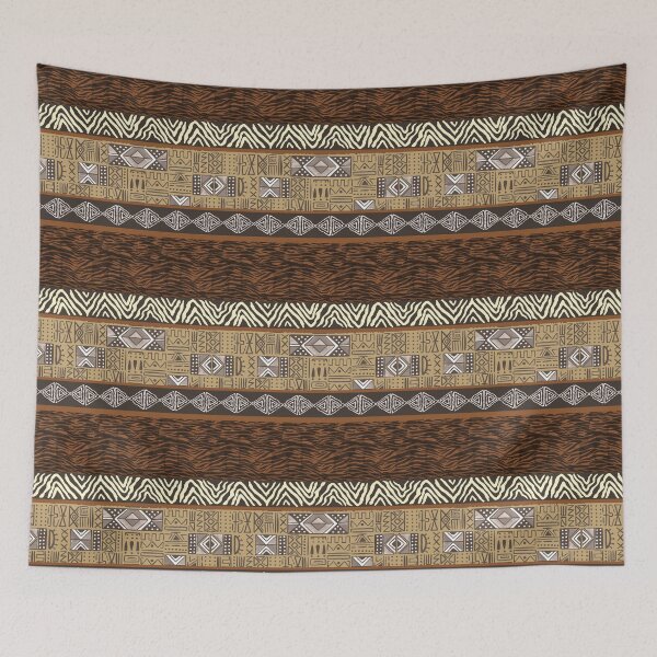 Item preview, Abstract mixed african tribal pattern designed and sold by ILOVECHIWAWA.