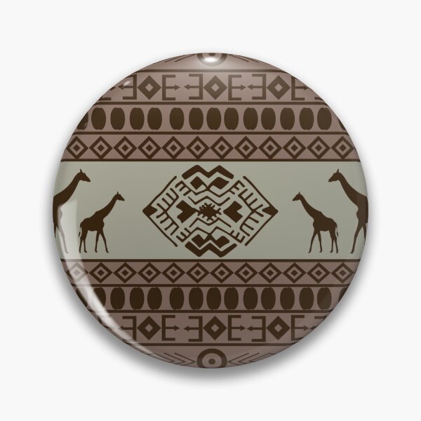 Item preview, Mixed giraffe tribal patterns and symbols designed and sold by ILOVECHIWAWA.