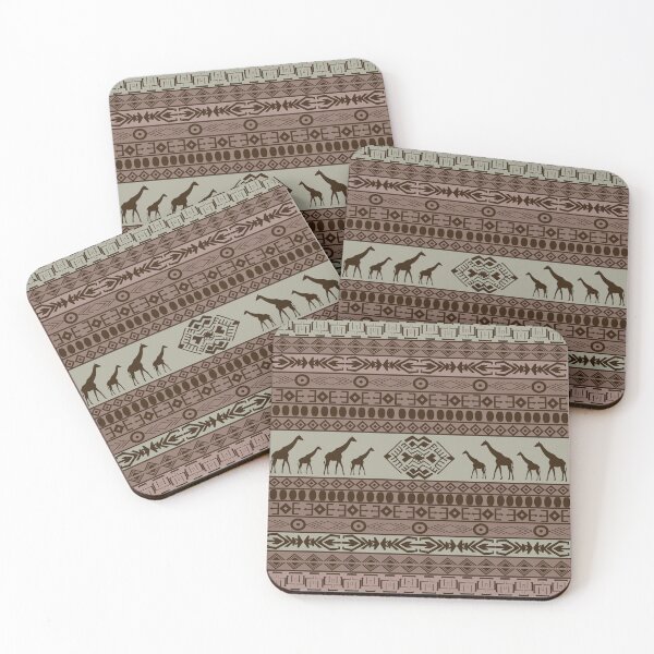 Item preview, Mixed giraffe tribal patterns and symbols designed and sold by ILOVECHIWAWA.