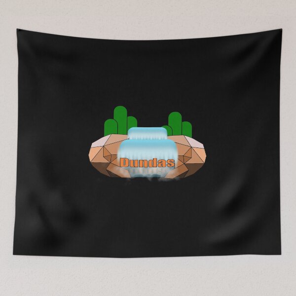 Item preview, Dundas, Ontario, Canada, Websters Falls Illustration designed and sold by MCantonArt.
