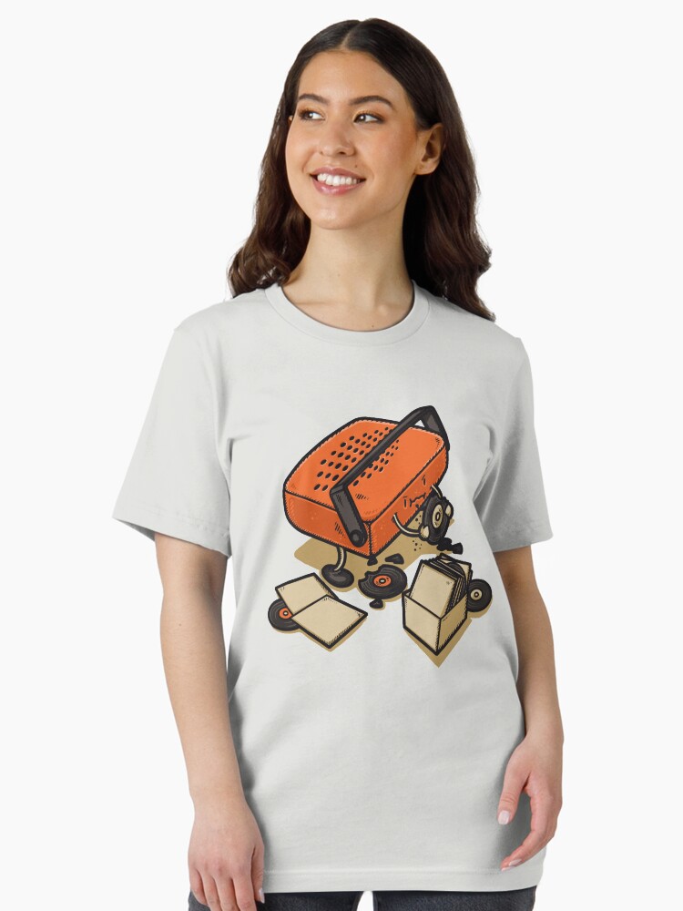Thumbnail 2 of 7, Essential T-Shirt, Record Eater designed and sold by Letter-Q.