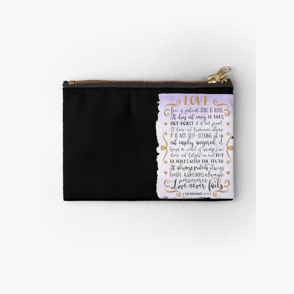 Item preview, Bible Verse, 1 Corinthians 13:4-8, The Love Verse designed and sold by PrintedKat.