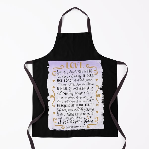 Item preview, Bible Verse, 1 Corinthians 13:4-8, The Love Verse designed and sold by PrintedKat.
