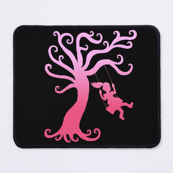Item preview, Pink Girly Tree Swing Silhouette designed and sold by Deborah Camp.