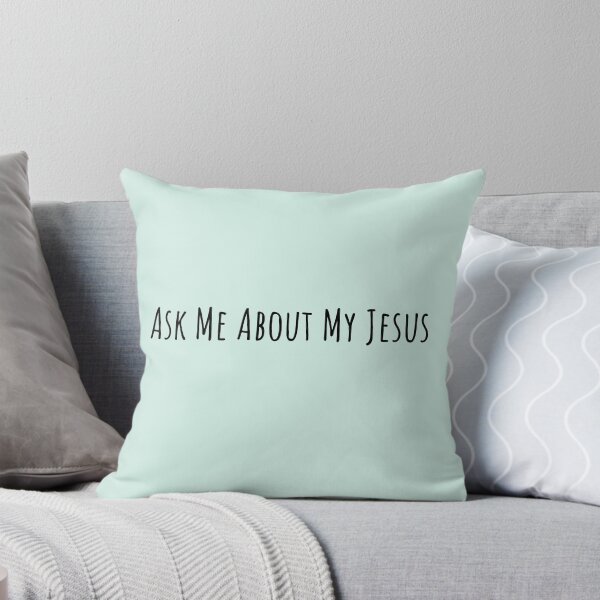 Item preview, Ask Me About Jesus designed and sold by GracefulThreads.