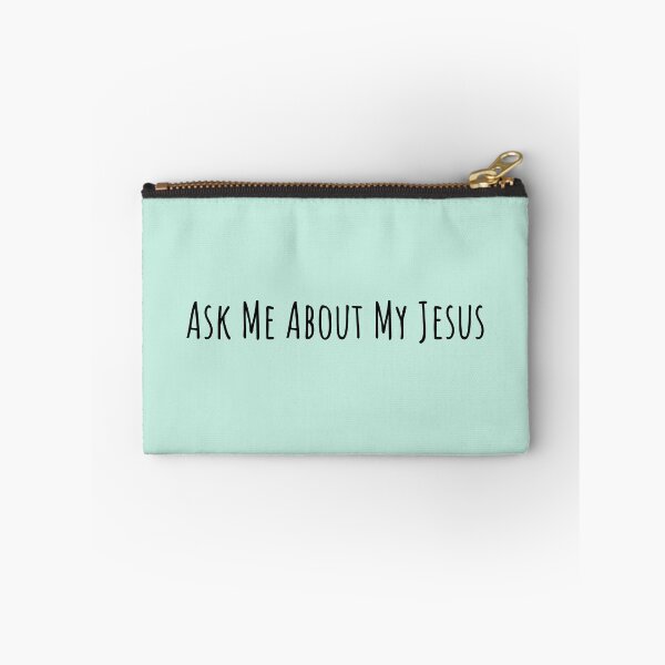 Item preview, Ask Me About Jesus designed and sold by GracefulThreads.