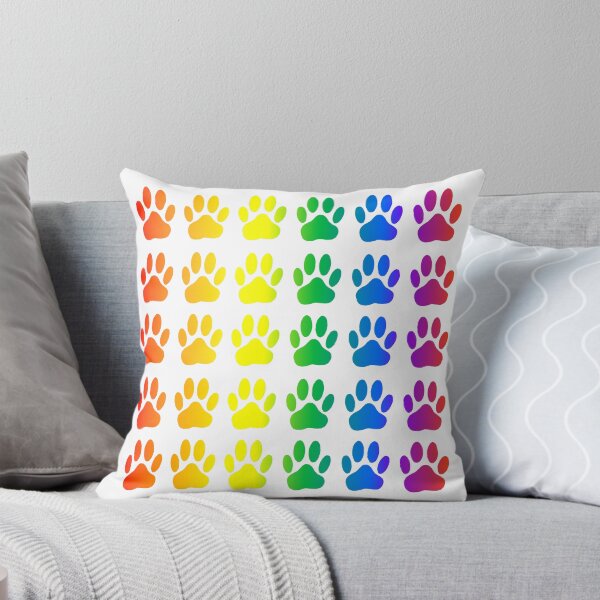 Item preview, Rainbow Paw Prints  Pattern designed and sold by Almdrs.