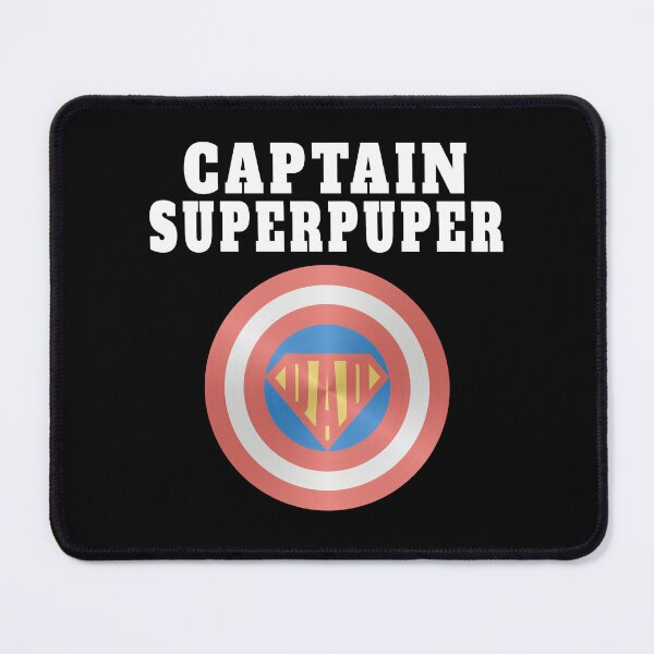 Item preview,  Captain Superpuperdad Superhero Dad Father's Day Shield designed and sold by Aide.