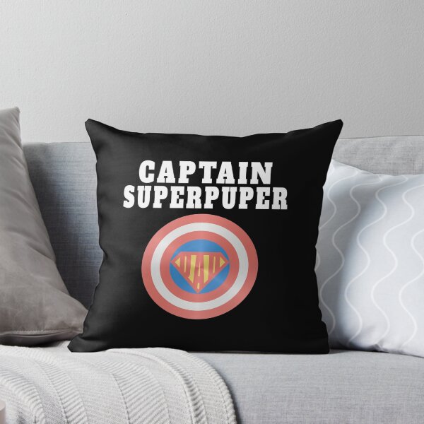 Item preview,  Captain Superpuperdad Superhero Dad Father's Day Shield designed and sold by Aide.