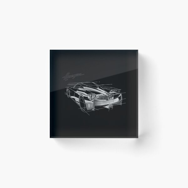 Item preview, Pagani Huayra Sketch Classic T-Shirt designed and sold by monica45je.