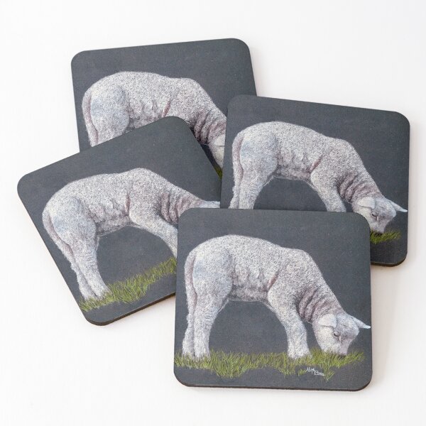 Item preview, Cute little lamb in the meadow| sheep lover designed and sold by NathBros.