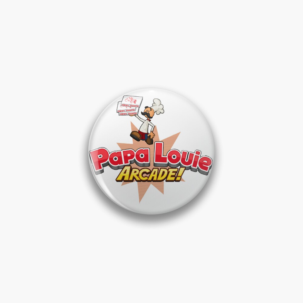 Papa Louie sticker Pin for Sale by Sladwenthorse
