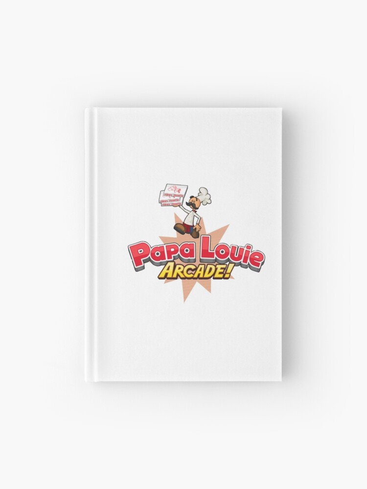 papa's burgeria Spiral Notebook for Sale by annaschaidler