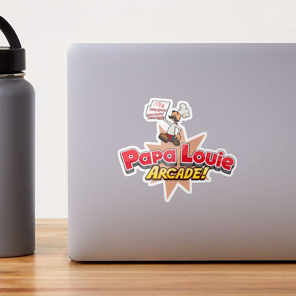 papa louie Sticker for Sale by zxara