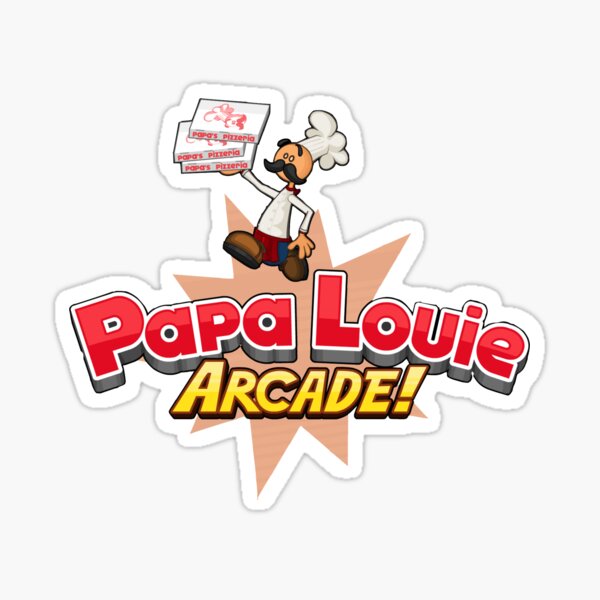 Flipline Studios Papa Louie Sticker - Sticker Mania