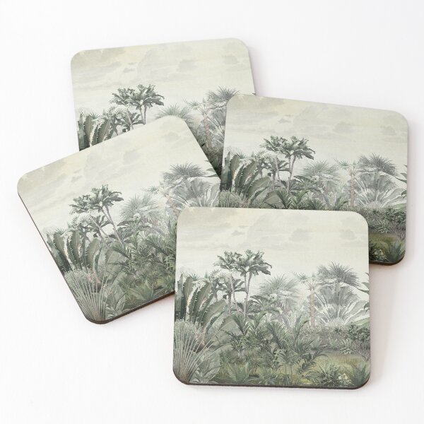 Item preview, patterns of forest and tropical plants designed and sold by ILOVECHIWAWA.