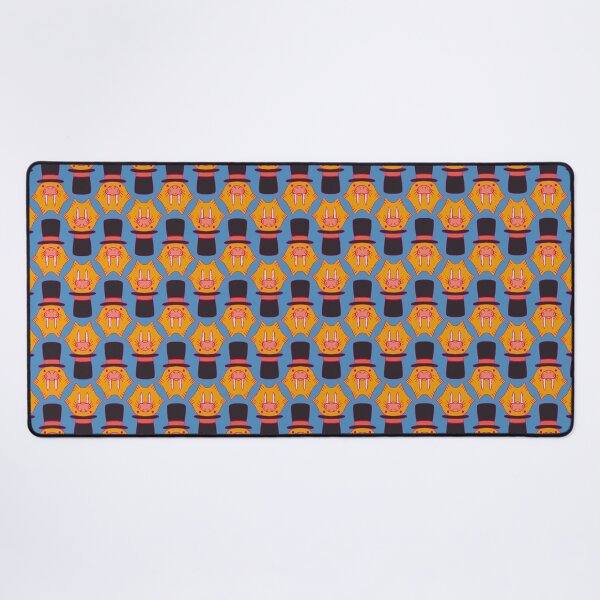 Item preview, Top Hat Walrus Repeating Pattern designed and sold by ligus-design.