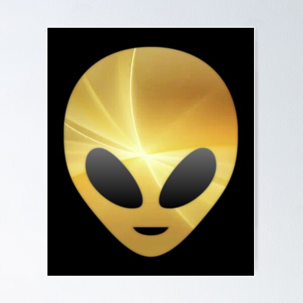 Item preview, Cute Alien Cartoon Face silhouette and graphic design  designed and sold by Design Repo.