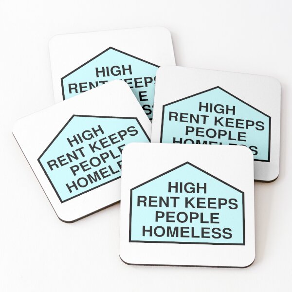 Item preview, High Rent Keeps People Homeless - Anti Gentrification designed and sold by Picket Club.