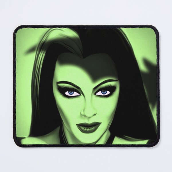 Item preview, Green Horror Queen Lily with Bat Shadows designed and sold by orionlodubyal.