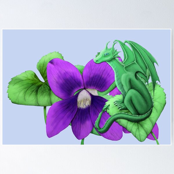 Item preview, Wild Violet Dragon designed and sold by shaneisadragon.