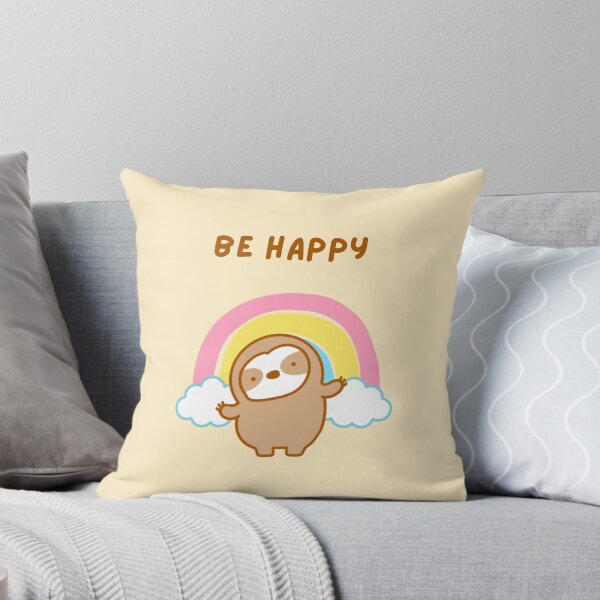 Item preview, Be Happy Rainbow Sloth  designed and sold by theslothinme.