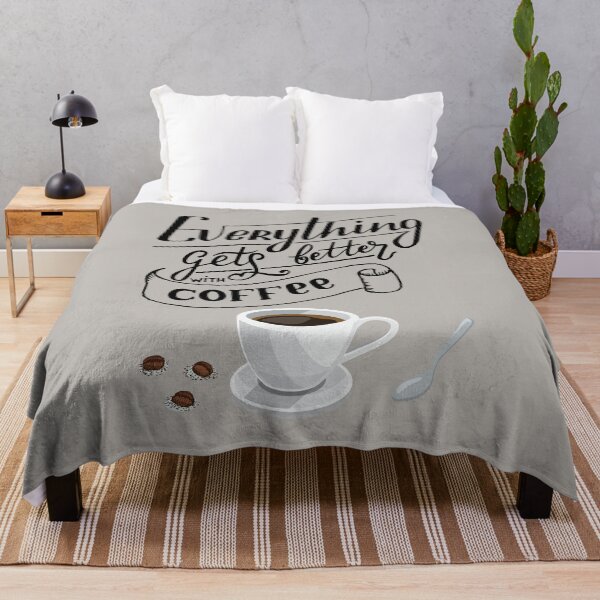 Item preview, Everything Gets Better With Coffee designed and sold by GracefulThreads.