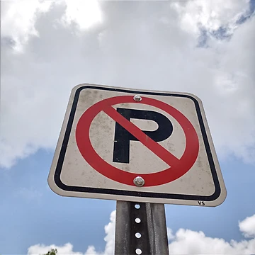 Artwork thumbnail, No Parking  by RudyYoder