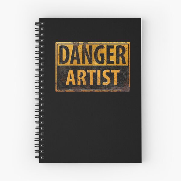 Item preview, PELIGRO, ARTISTA Rusty Metal Sign - Distressed - Negro designed and sold by 26-Characters.