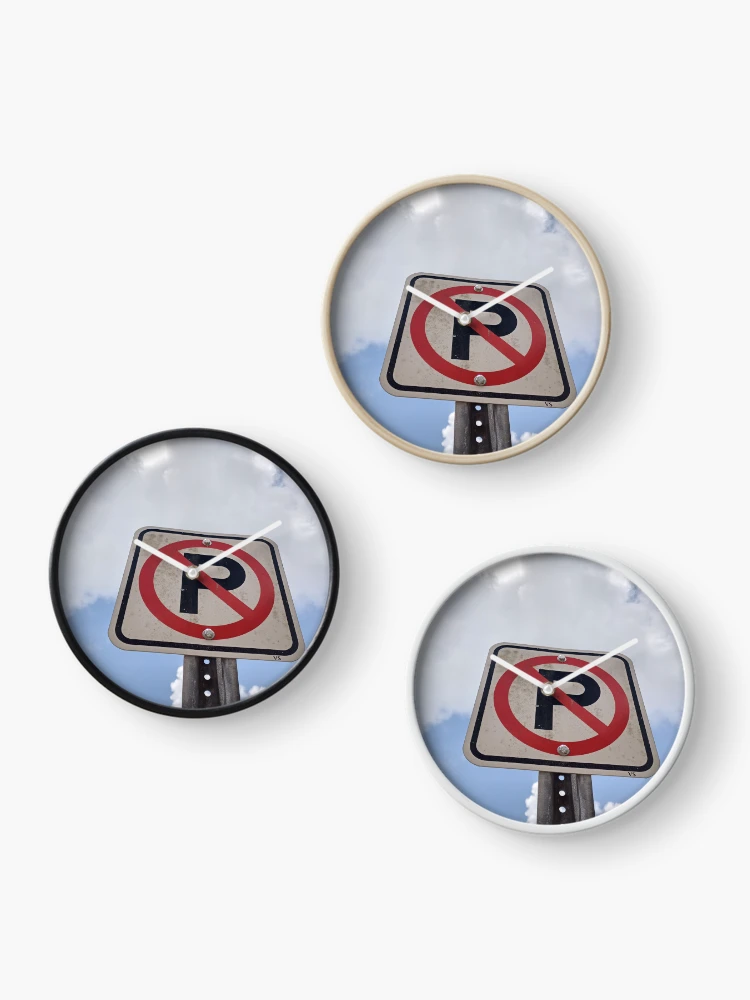 Thumbnail 3 of 4, Clock, No Parking  designed and sold by RudyYoder.