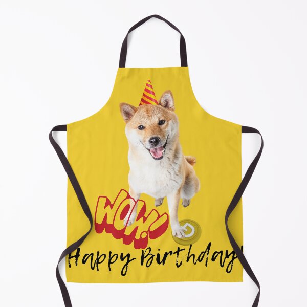 Item preview, Shiba Inu Dog Happy Birthday! designed and sold by BronikowskiART.