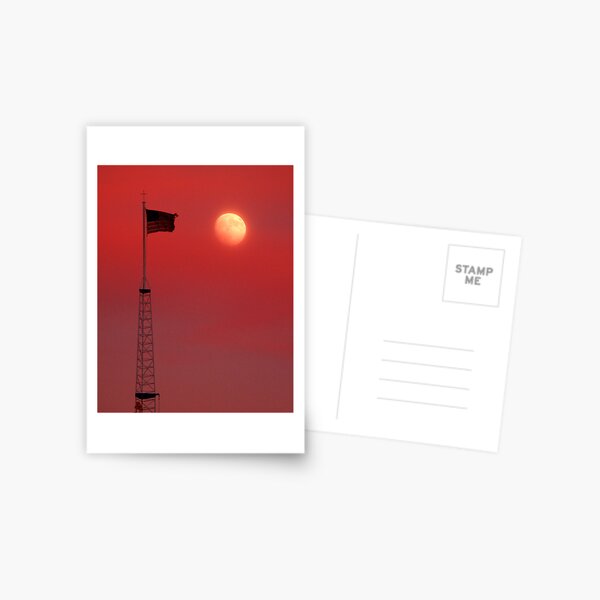 Moon Flag 1 Postcard