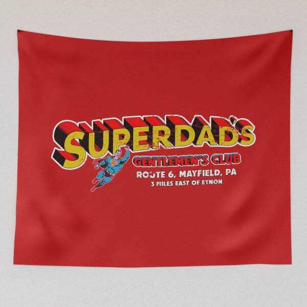 Item preview, Distressed Superdad's Gentlemen's Club, Mayfield, PA designed and sold by TeeArcade84.