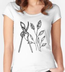 Garden shears Women's Fitted Scoop T-Shirt