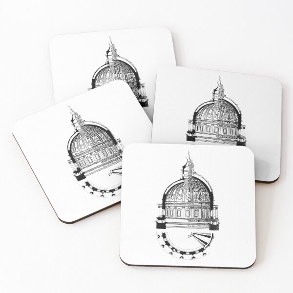 Item preview, Architectural Domes by Michelangelo and della Porta designed and sold by amuseXpress.